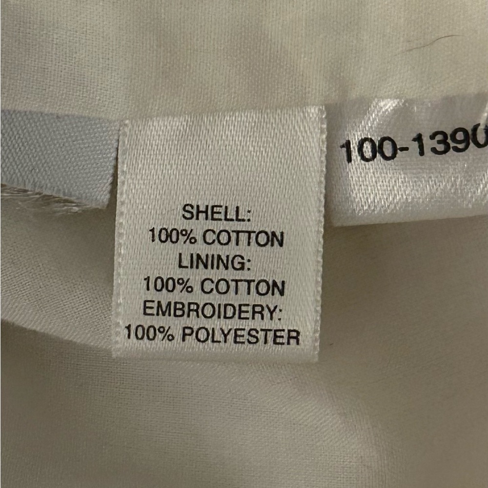 White Skirt with Embroidered Hem - Picture 11 of 11